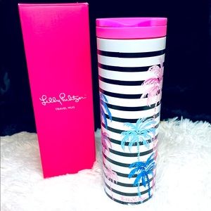 Lilly Pulitzer Travel Mug Desert Palm